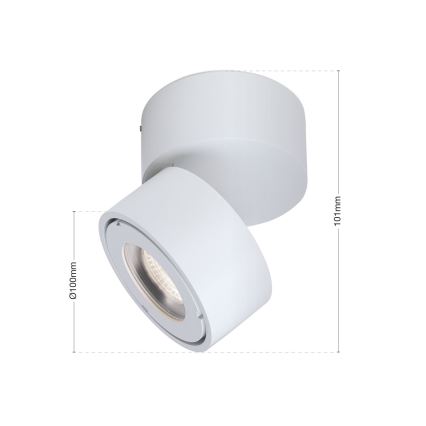 LED Hämardatav vannituba Kohtvalgusti HARVEY LED/15W/230V IP65 valge