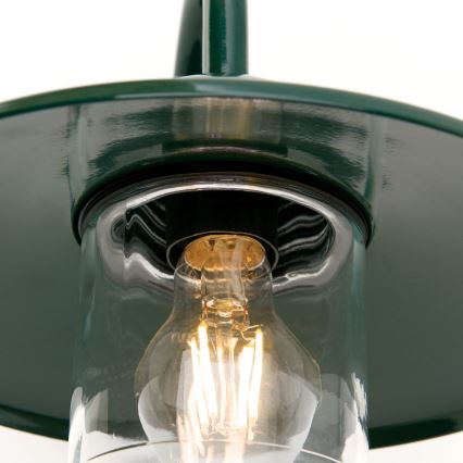 Väli seinavalgusti EDWARD 1xE27/60W/230V IP44 roheline