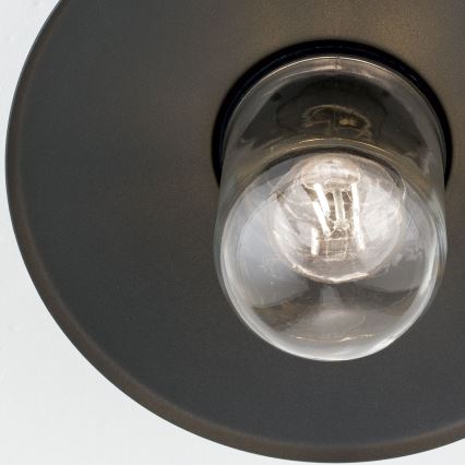 Välisvalgusti EDWARD — pinnapealne laelamp, 1xE27/60W/230V, IP44, antratsiit