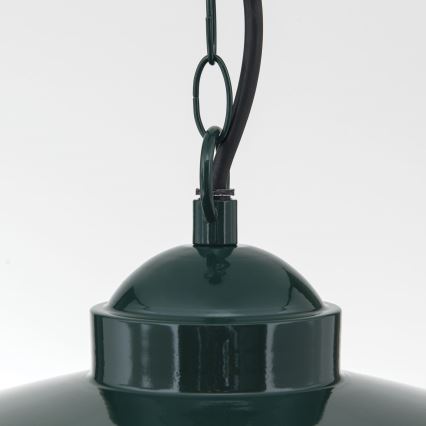 Väli rippvalgusti EDWARD 1xE27/60W/230V IP44 roheline
