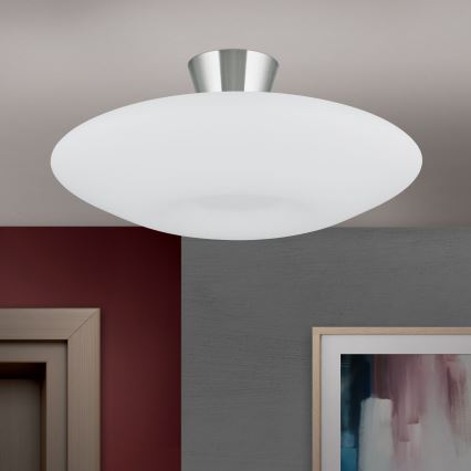 Laevalgusti BLANC 2xE27/60W/230V d. 49 cm matt kroom