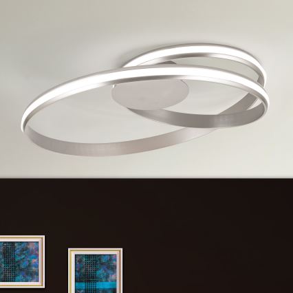 LED Hämardatav laevalgusti CIRCUS LED/30W/230V hõbedane
