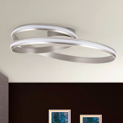 LED Hämardatav laevalgusti CIRCUS LED/30W/230V hõbedane