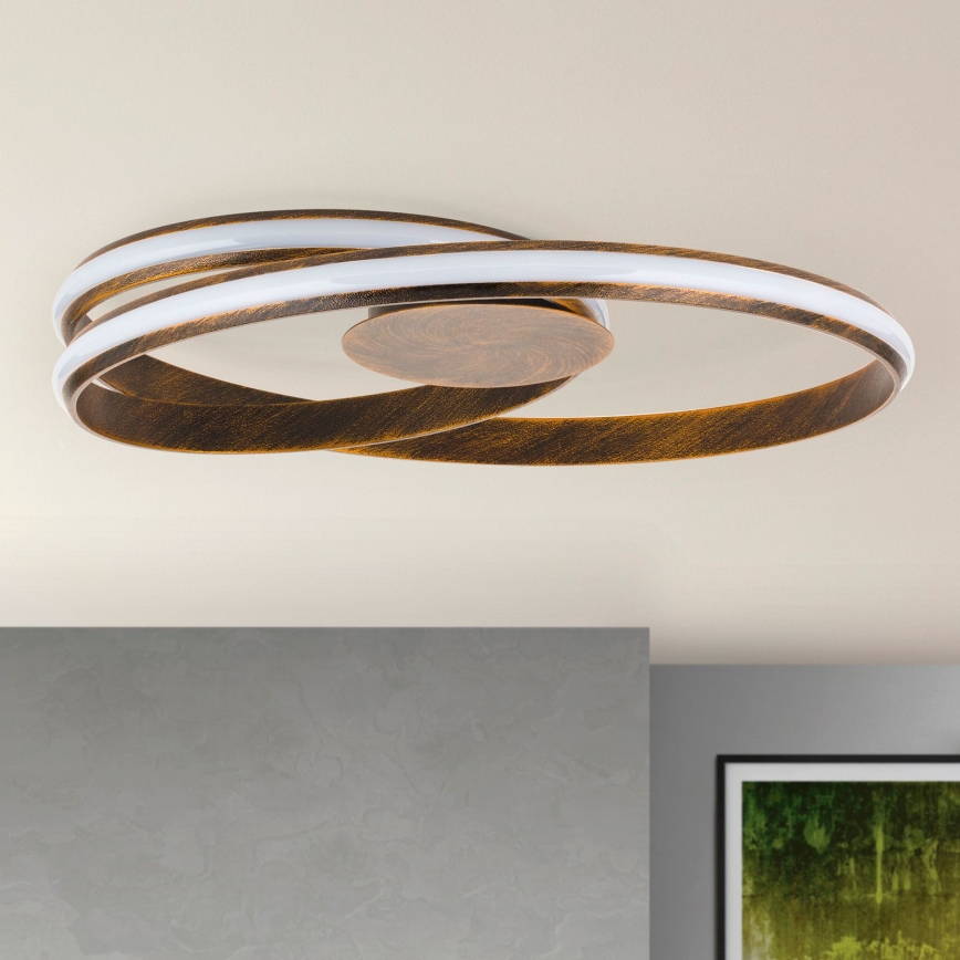 LED Hämardatav laevalgusti CIRCUS LED/30W/230V pruun/paatina