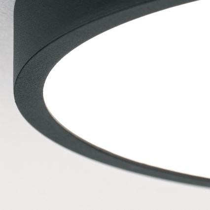 LED Laevalgusti BULLY LED/12W/230V d. 14 cm must