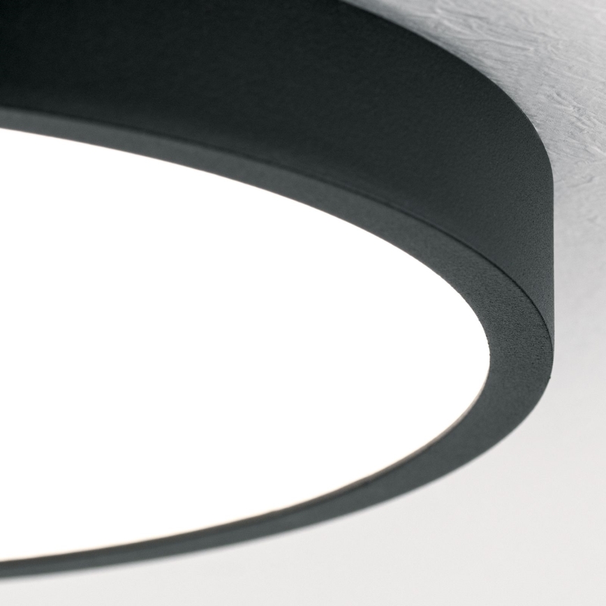 LED Laevalgusti BULLY LED/24W/230V d. 24 cm must