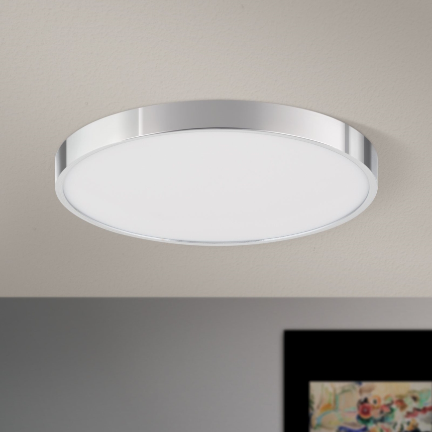 LED Laevalgusti BULLY LED/28W/230V d. 28 cm läikiv kroom