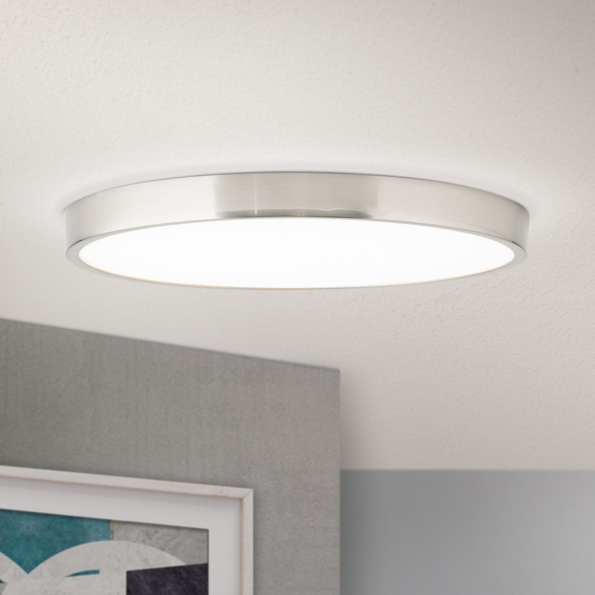 LED Laevalgusti BULLY LED/28W/230V d. 28 cm matt kroom