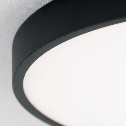 LED Laevalgusti BULLY LED/28W/230V d. 28 cm must