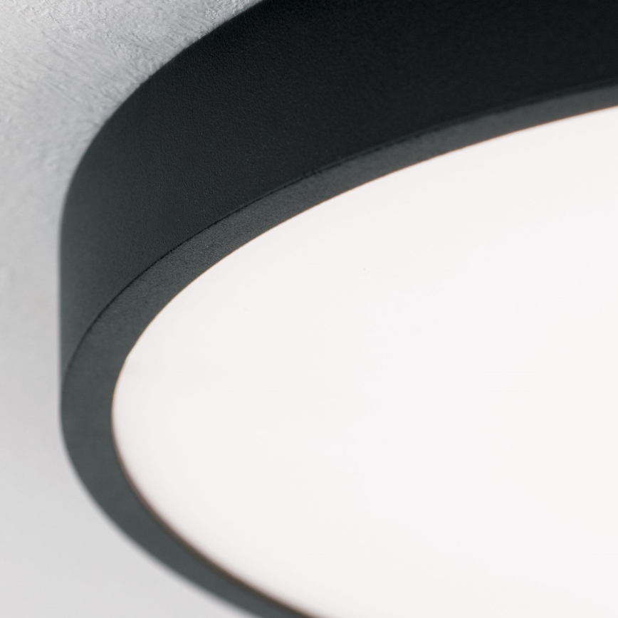 LED Laevalgusti BULLY LED/28W/230V d. 28 cm must