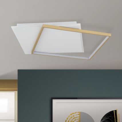 LED Hämardatav laevalgusti EMANUEL LED/50W/230V valge/kuldne