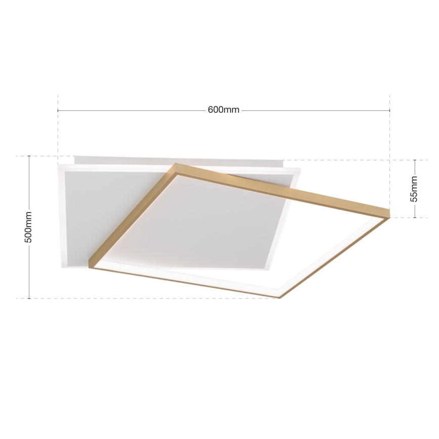 LED Hämardatav laevalgusti EMANUEL LED/50W/230V valge/kuldne