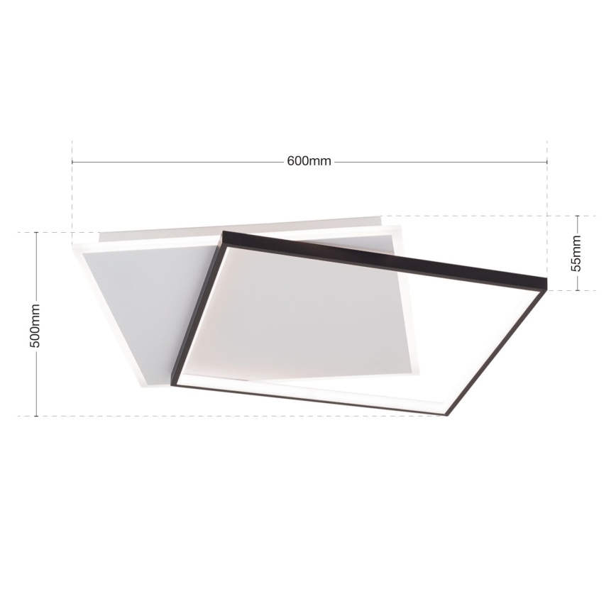 LED Hämardatav laevalgusti EMANUEL LED/50W/230V valge/must