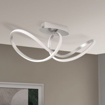 LED Hämardatav pinnale kinnitatav lühter CIRCUS LED/30W/230V matt kroom