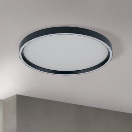 LED Hämardatav laevalgusti MASCA LED/36W/230V 2700/3350/4000K d. 40 cm must