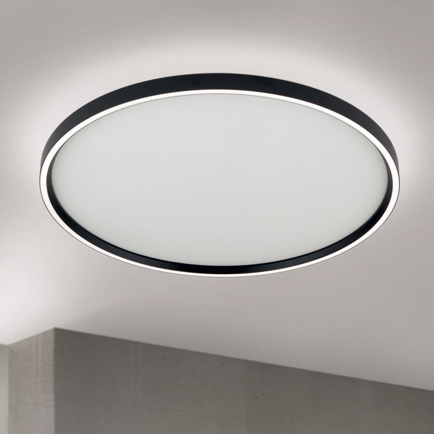 LED Hämardatav laevalgusti MASCA LED/47W/230V 2700/3350/4000K d. 60 cm must