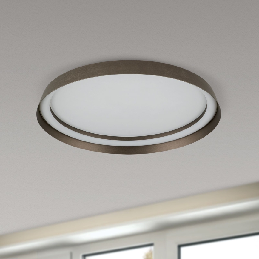 LED Hämardatav laevalgusti MANTA LED/38W/230V 2700/3000/4000K d. 45 cm pruun