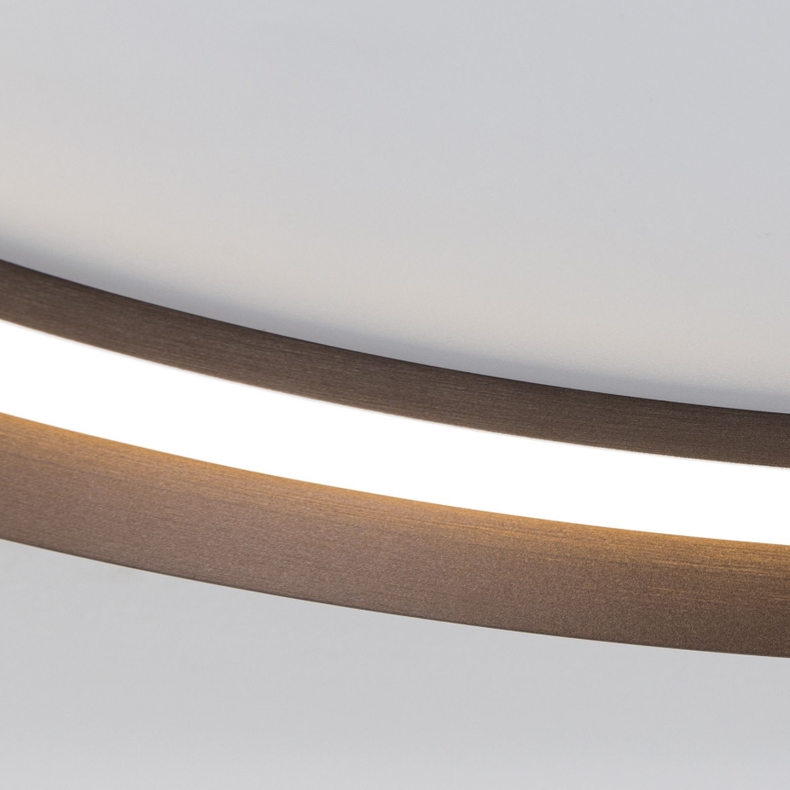 LED Hämardatav laevalgusti MANTA LED/38W/230V 2700/3000/4000K d. 45 cm pruun