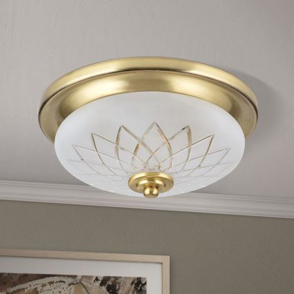 Laevalgusti PORTO 1xE27/40W/230V d. 26 cm kuldne