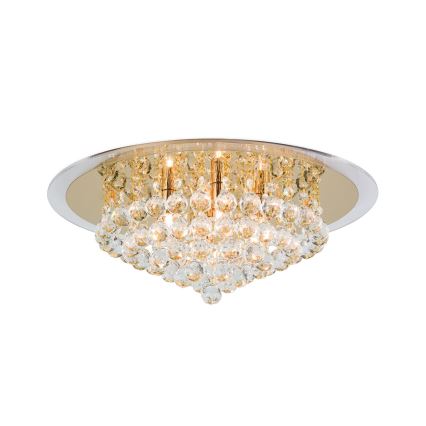 Kristallist laevalgusti GLORIA 6xG9/40W/230V d. 50 cm kuldne