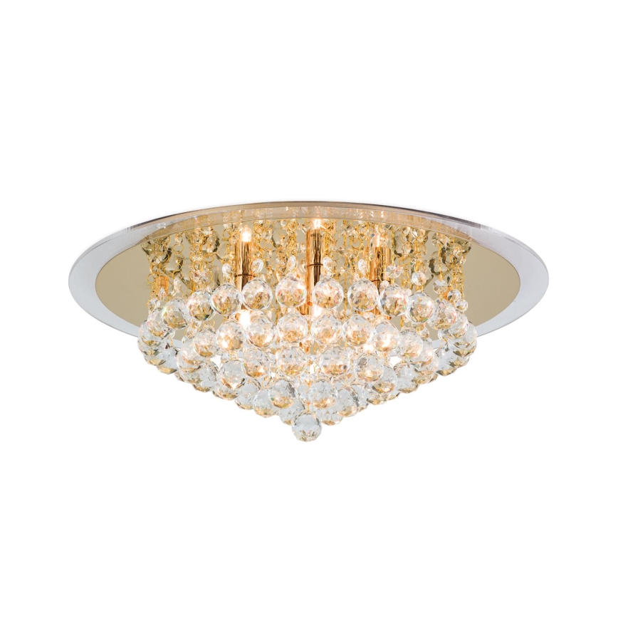 Kristallist laevalgusti GLORIA 6xG9/40W/230V d. 50 cm kuldne