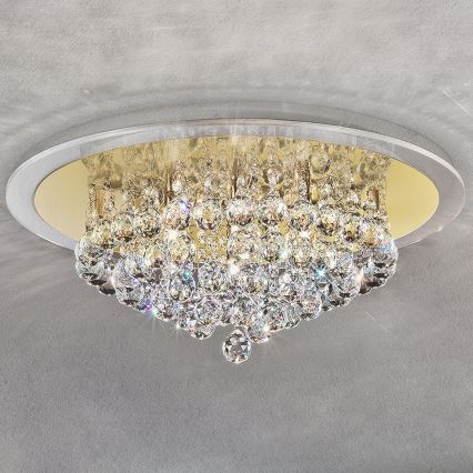 Kristallist laevalgusti GLORIA 6xG9/40W/230V d. 50 cm kuldne