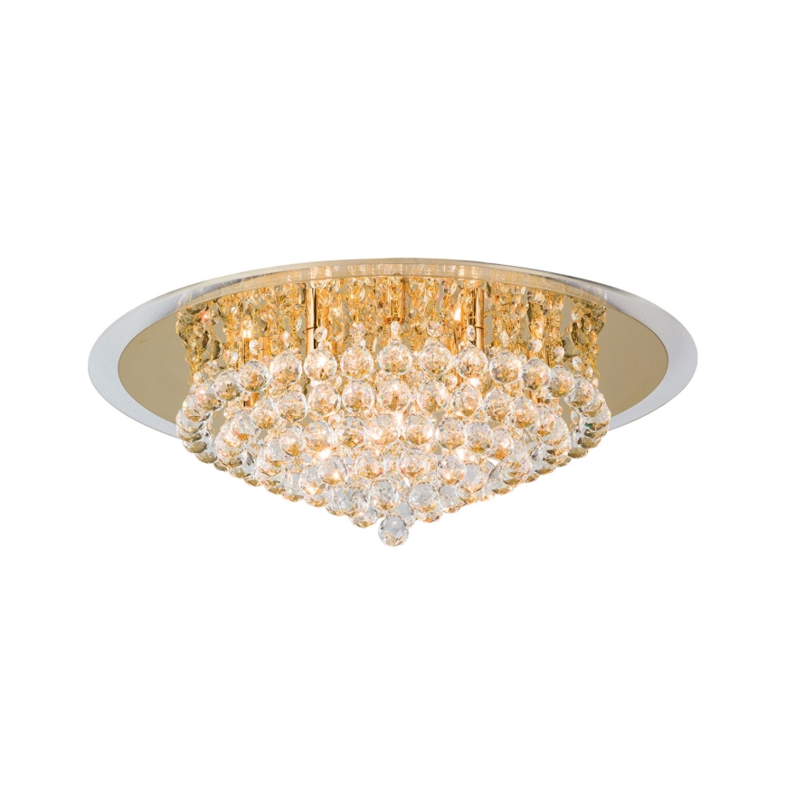 Kristallist laevalgusti GLORIA 9xG9/40W/230V d. 62 cm kuldne