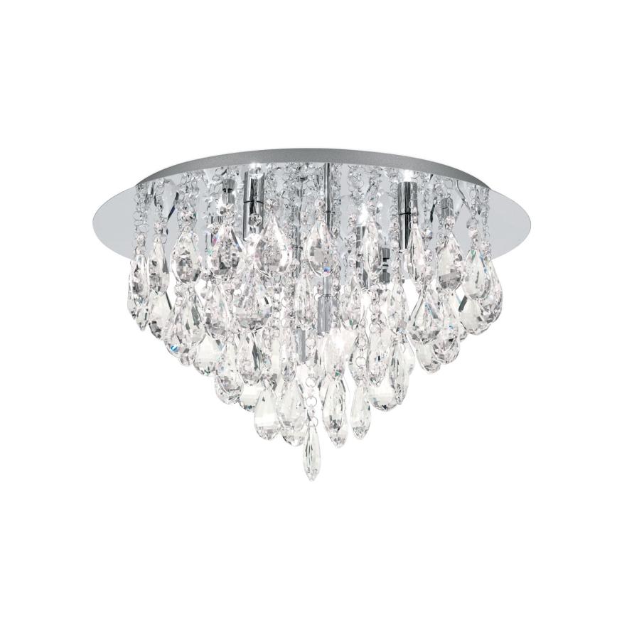 Kristallist laevalgusti CELESTE 6xG9/40W/230V d. 45 cm läikiv kroom