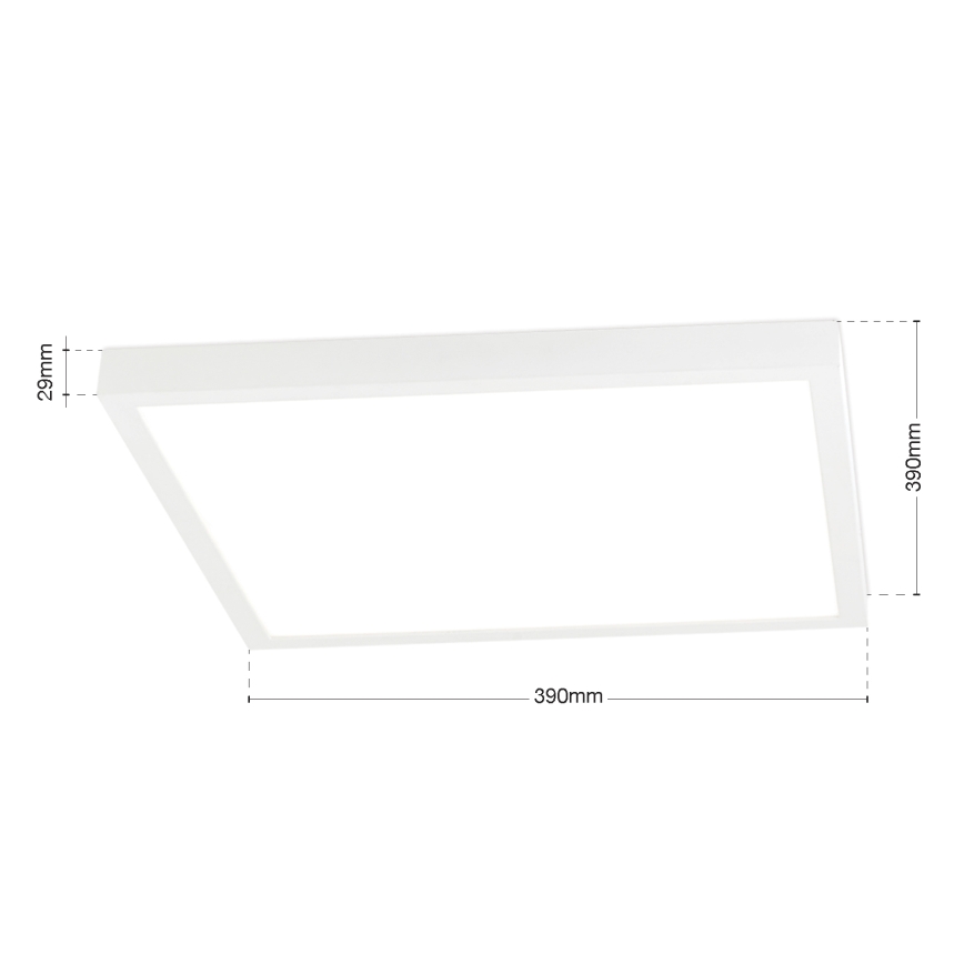 Hämardatav LED-laevalgusti DISC LED/30W/230V 2700/3000/4000K 39x39 cm valge