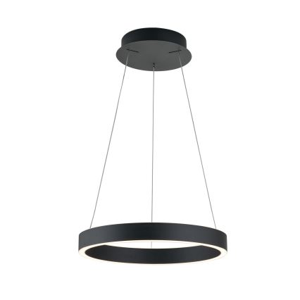 hämardatav LED-rippvalgusti kaablil KOLK LED/40W/230V 2700/3000/4000K läbimõõt 40 cm must