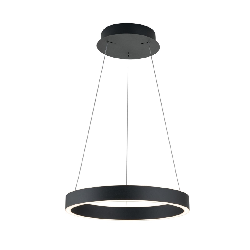 hämardatav LED-rippvalgusti kaablil KOLK LED/40W/230V 2700/3000/4000K läbimõõt 40 cm must