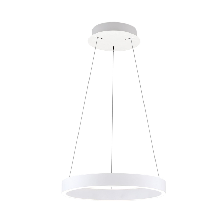 LED hämardatav kaabliga ripplühter KOLK LED/40W/230V 2700/3000/4000K läbimõõt 40 cm valge