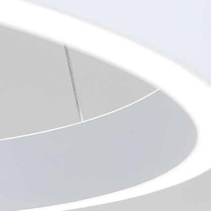 LED hämardatav kaabliga ripplühter KOLK LED/40W/230V 2700/3000/4000K läbimõõt 40 cm valge