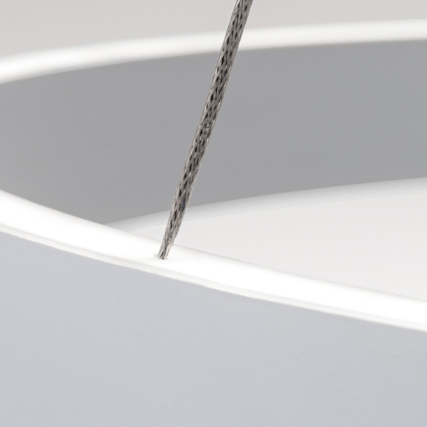 LED hämardatav kaabliga ripplühter KOLK LED/40W/230V 2700/3000/4000K läbimõõt 40 cm valge