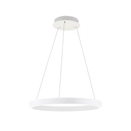 LED-hämardatav juhtmega rippvalgusti KOLK LED/60W/230V 2700/3000/4000K läbimõõduga 60 cm valge