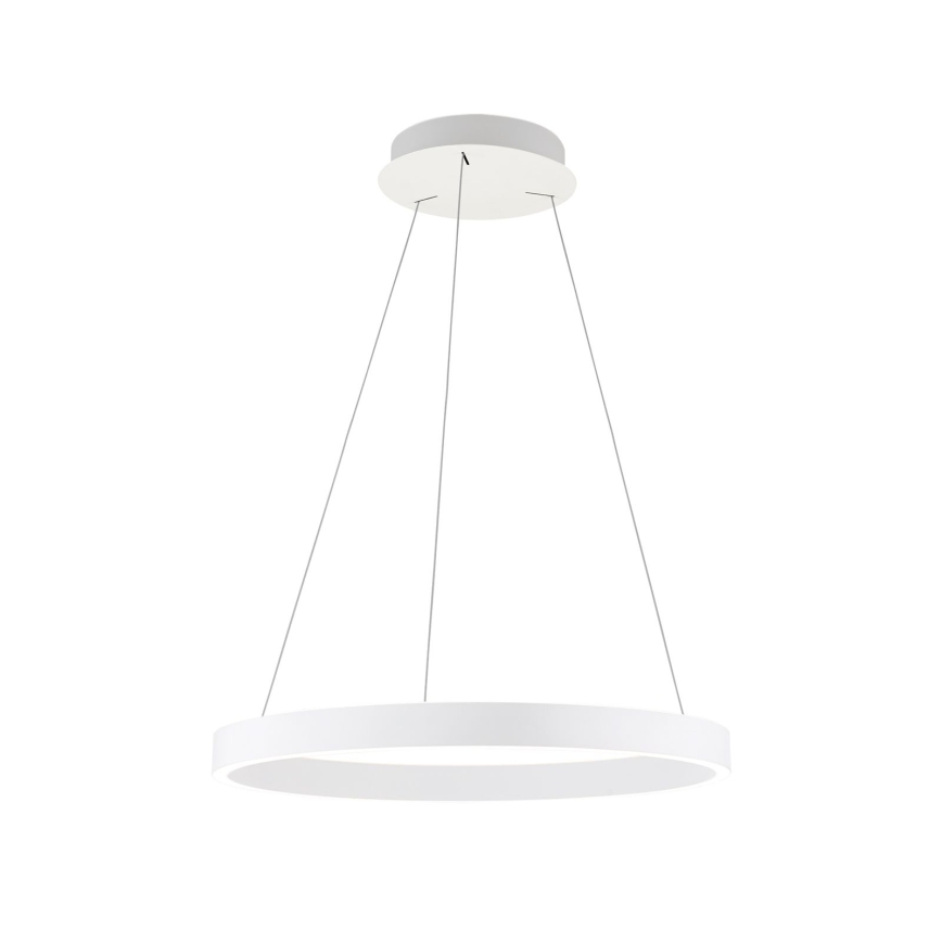 LED-hämardatav juhtmega rippvalgusti KOLK LED/60W/230V 2700/3000/4000K läbimõõduga 60 cm valge