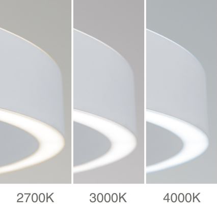 LED-hämardatav juhtmega rippvalgusti KOLK LED/60W/230V 2700/3000/4000K läbimõõduga 60 cm valge
