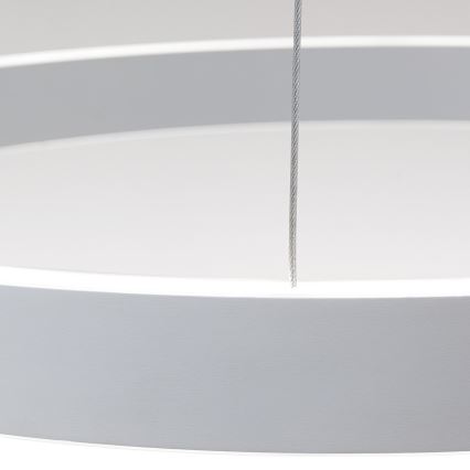 LED-hämardatav juhtmega rippvalgusti KOLK LED/60W/230V 2700/3000/4000K läbimõõduga 60 cm valge