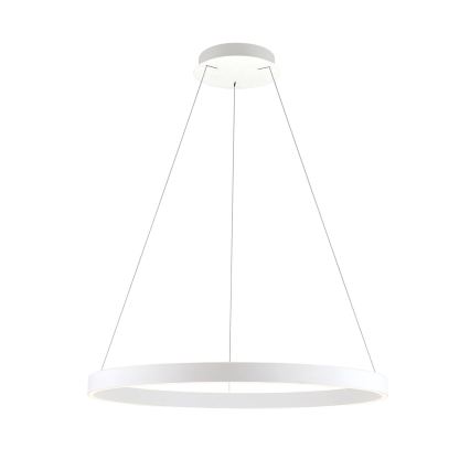 LED-hämardatav rippvalgusti kaabliga KOLK LED/80W/230V 2700/3000/4000K läbimõõt 80 cm valge
