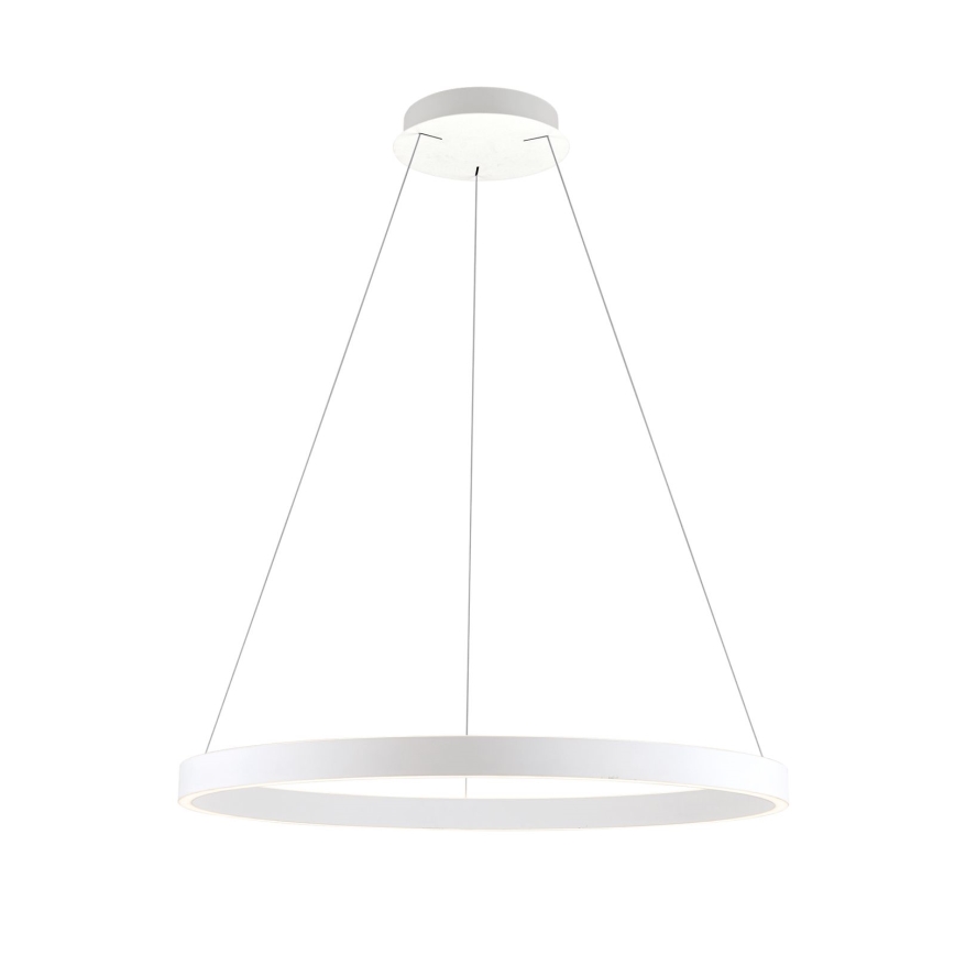 LED-hämardatav rippvalgusti kaabliga KOLK LED/80W/230V 2700/3000/4000K läbimõõt 80 cm valge