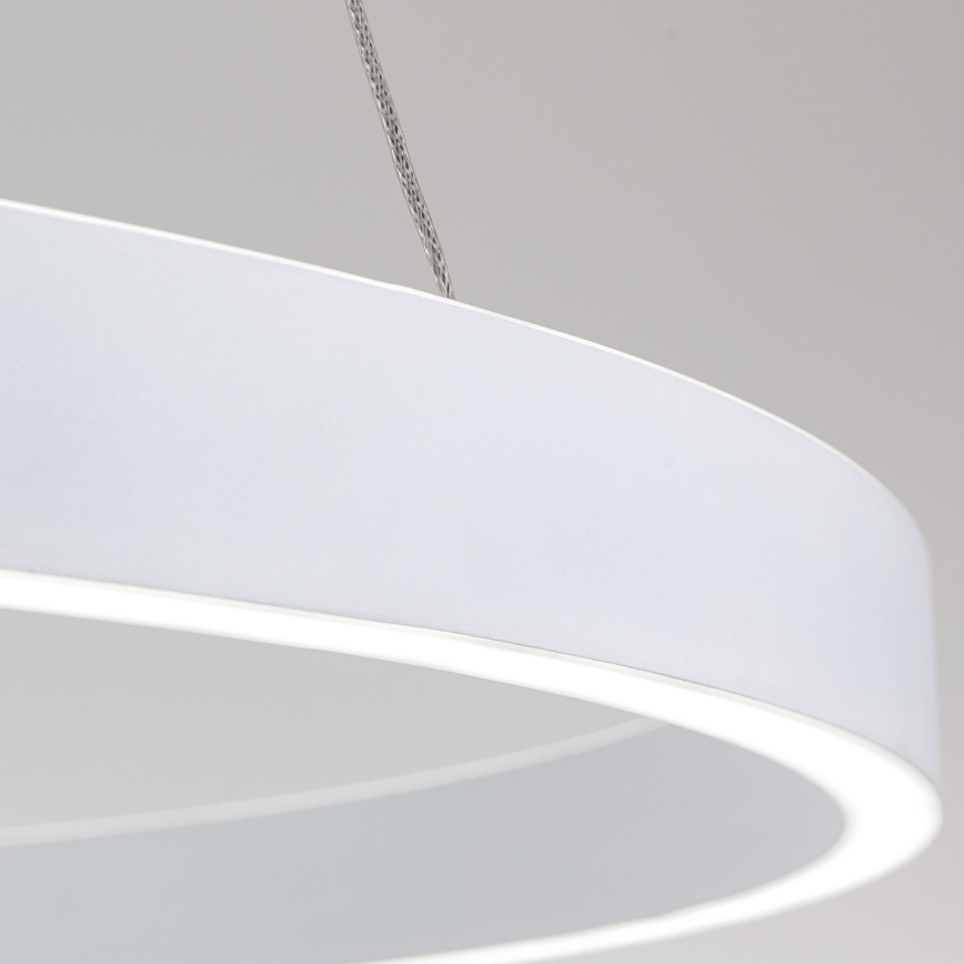 LED-hämardatav rippvalgusti kaabliga KOLK LED/80W/230V 2700/3000/4000K läbimõõt 80 cm valge