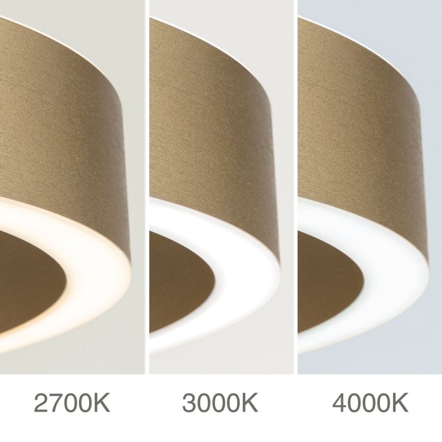 LED-hämardatav rippvalgusti kaablil KOLK, LED/80W/230V, 2700/3000/4000K, läbimõõt 80 cm, kuldne