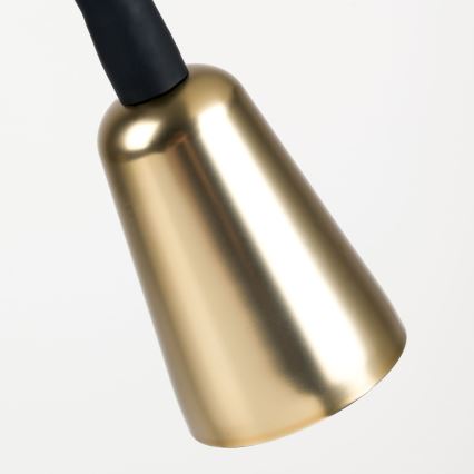 Hämardatav paindlik laualamp DOTTY 1xGU10/10W/230V must/messing