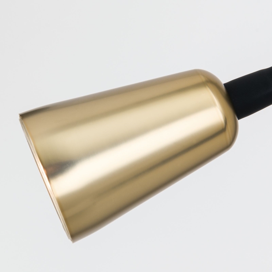 Hämardatav painduv seinavalgusti DOTTY 1xGU10/10W/230V must/messing