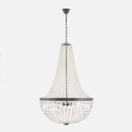 Kristall-lühter ARILA 6xE27/60W/230V d. 60 cm pruun/paatina