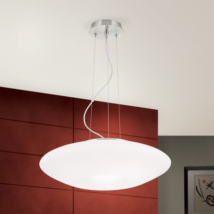 Lühter BLANC 2xE27/60W/230V d. 49 cm matt kroom