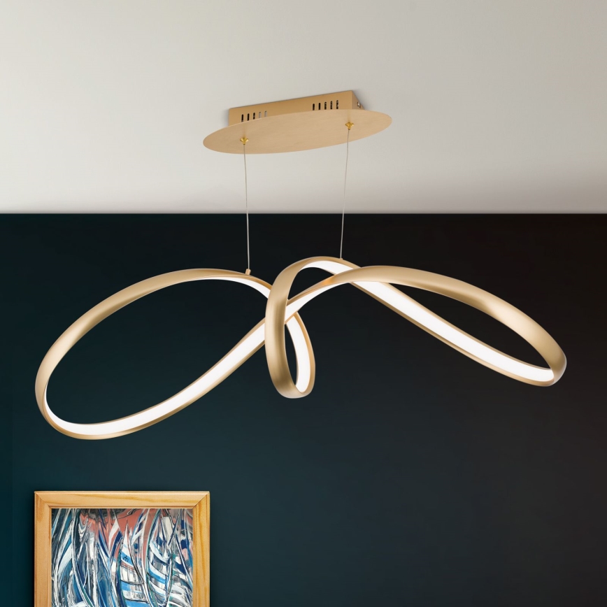 LED Hämardatav lühter CIRCUS LED/36W/230V kuldne