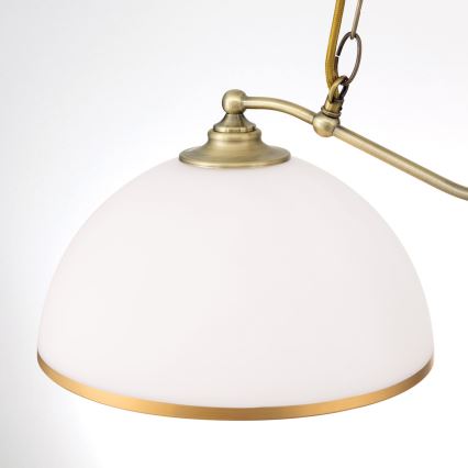 Lühter OLD LAMP 2xE27/40W/230V valge/messing