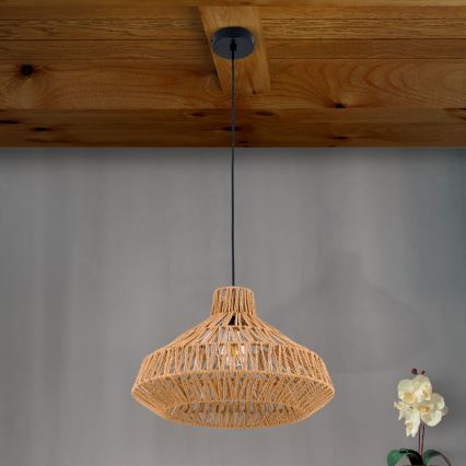 Lühter BASKET 1xE27/40W/230V d. 40 cm kanep