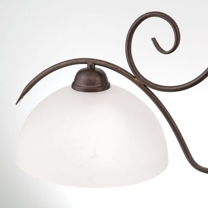 ketiga kroonlühter RULA 2xE27/40W/230V valge/pronks